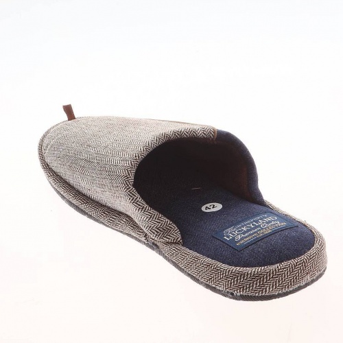 Обувь домашняя мужская (пантолеты) 2653 M-LMC-W (Коричневый)